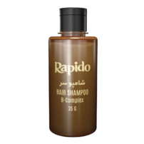 شامپو سر هتلی راپیدو ۳۵ گرمی حاوی کمپلکس ویتامین B مناسب انواع مو